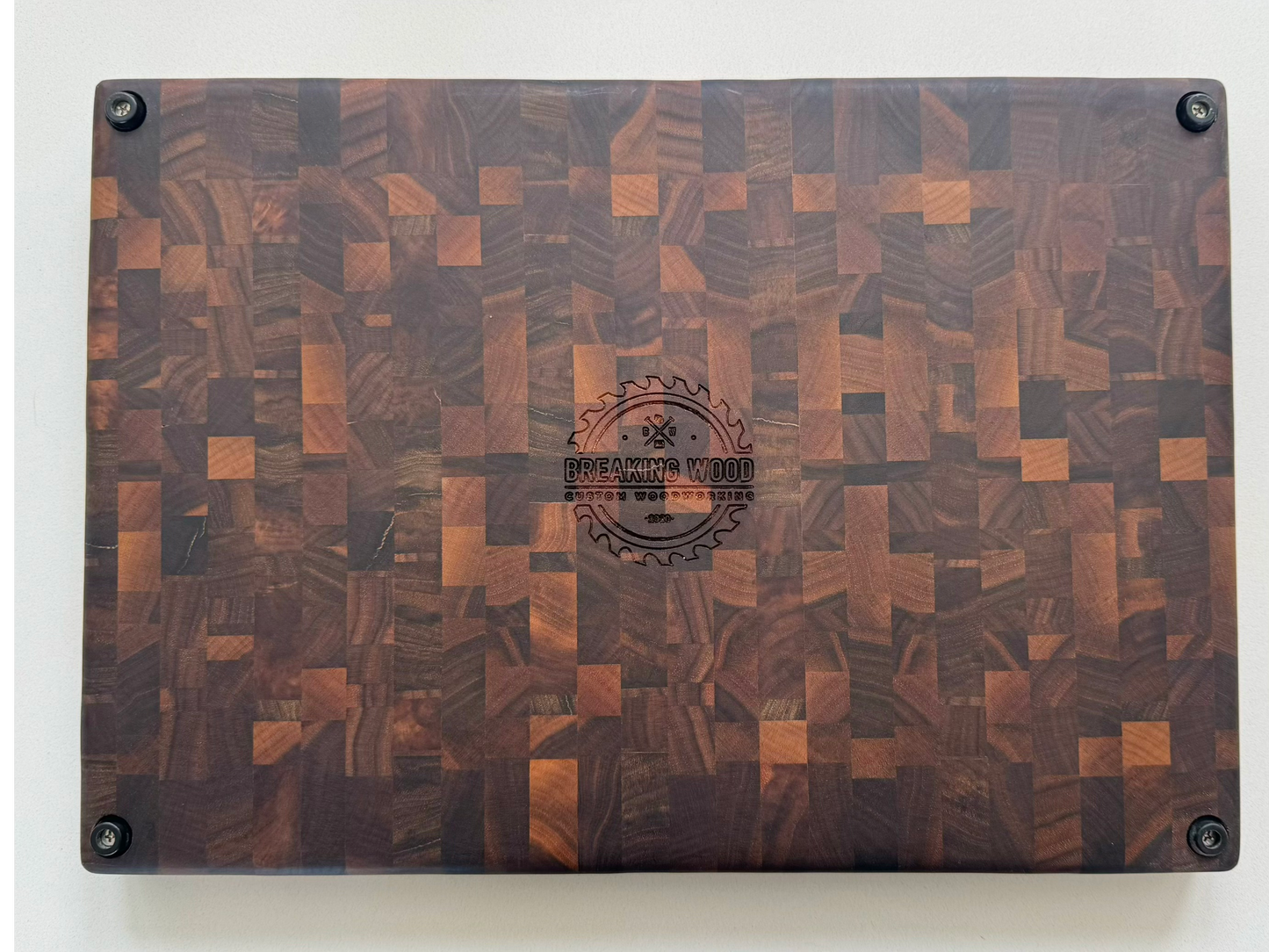 Cow Beef Cuts Cutting Board Block