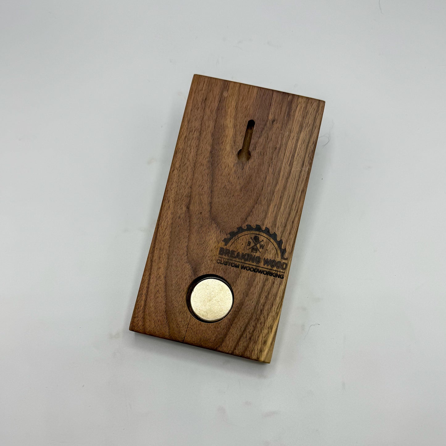 Wood Wall Bottle Opener with Magnetic Bottle Cap Catch