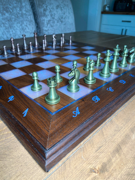 Medium Metal Chess Pieces