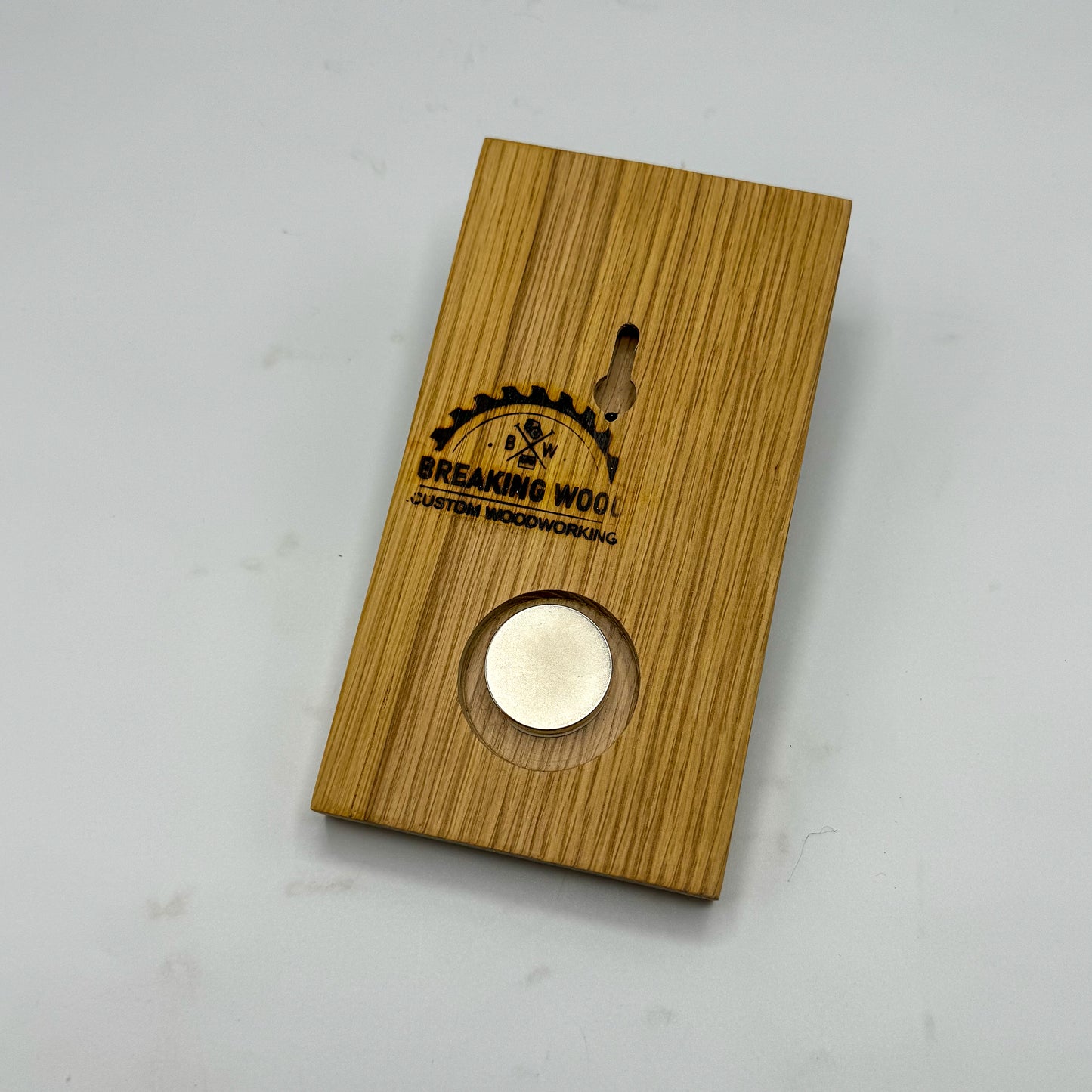 Wood Wall Bottle Opener with Magnetic Bottle Cap Catch