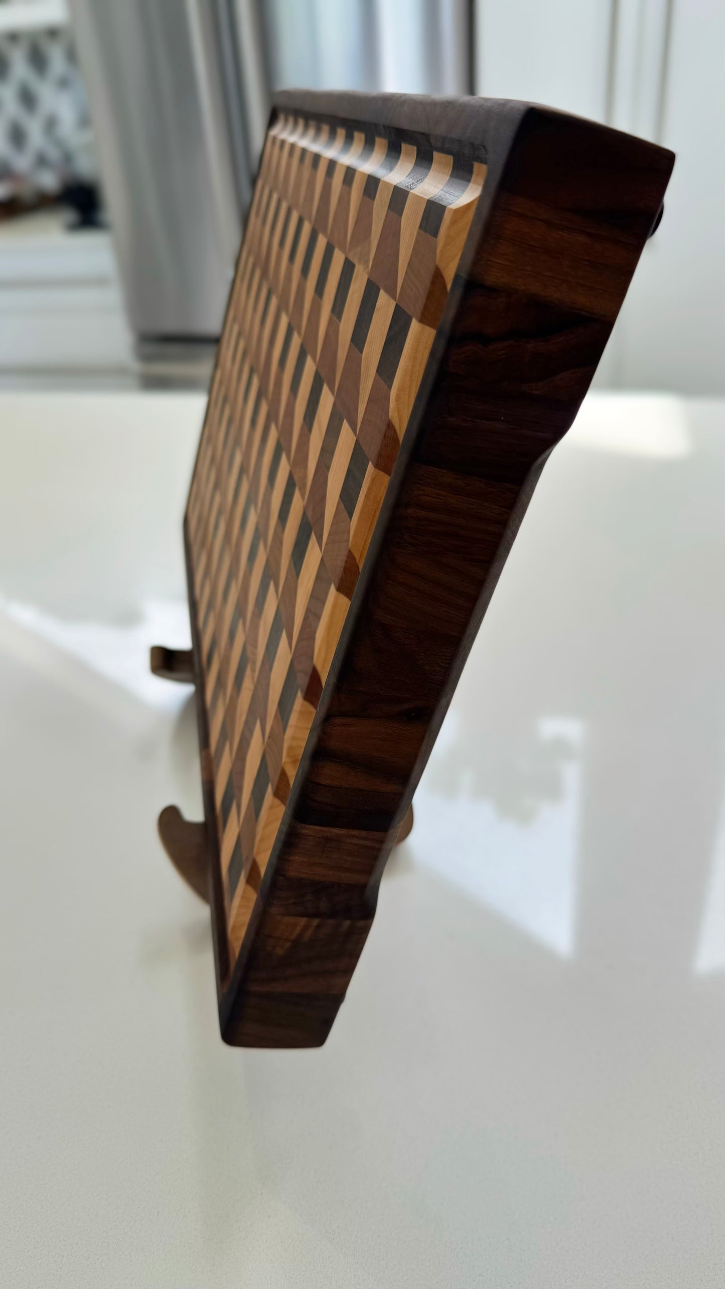 Optical Illusion Block Cutting Board